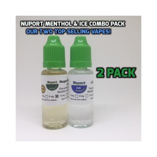 2 Pack of Top Selling Vape. Menthol & ICE.